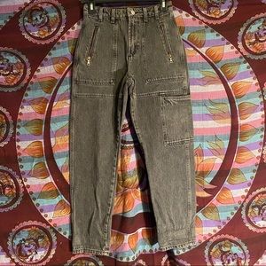 High waisted mom jeans